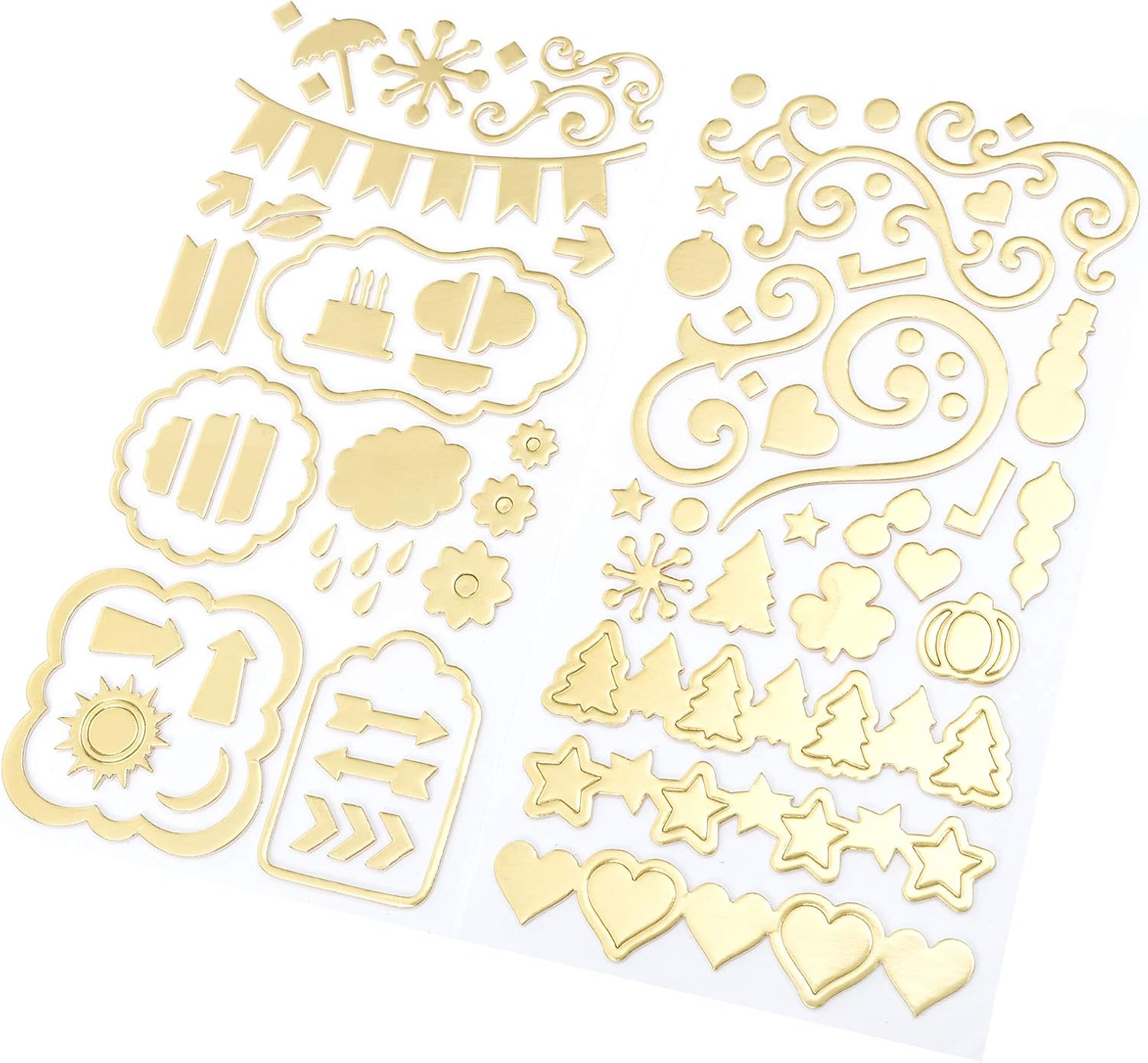 Bo Bunny Thickers Stickers, Multi 94 Piece