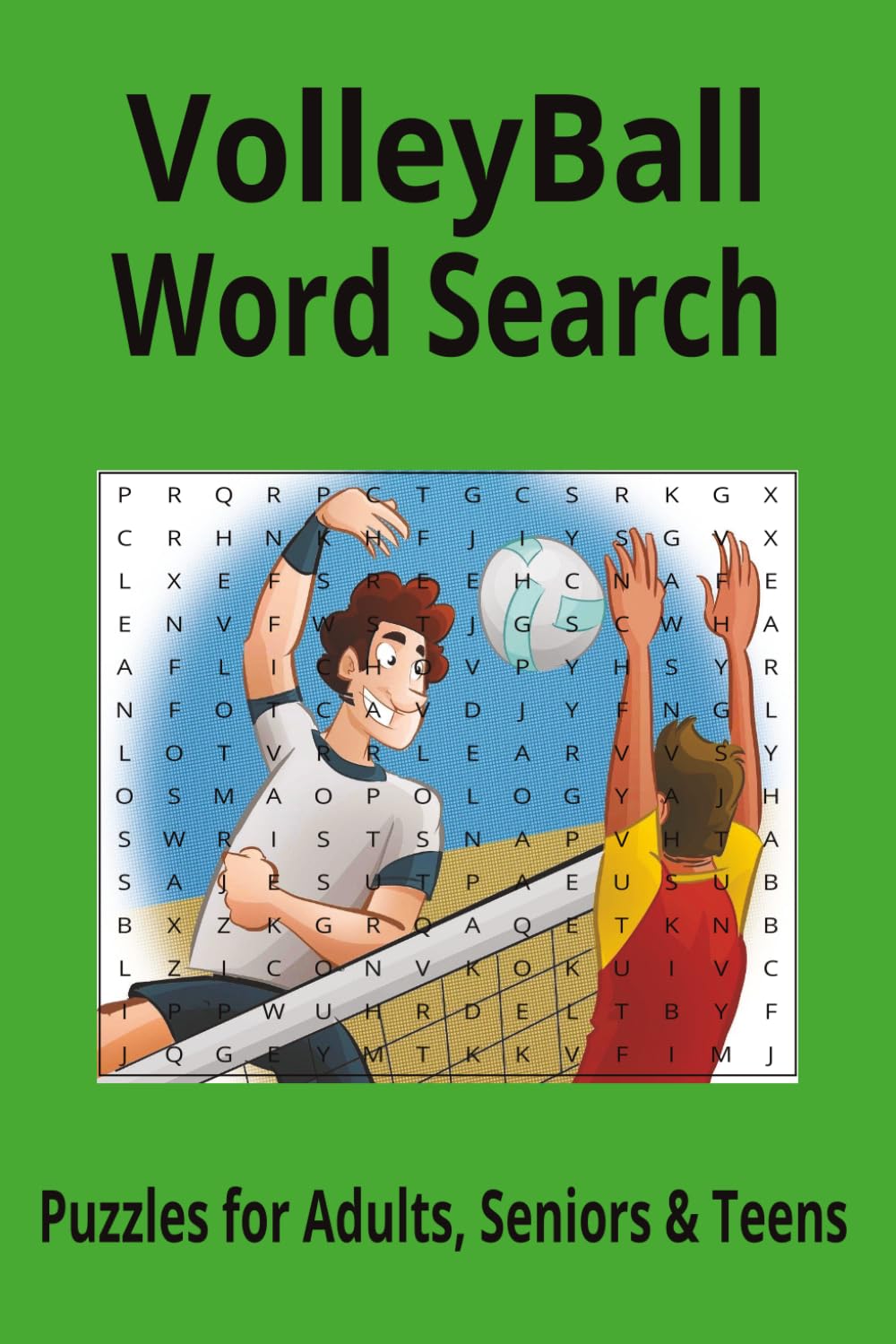 VolleyBall word search puzzle book: Word Search with Easy to Read Print about Volleyballs, Volleyball lover, Volleyball net and More | 6x9 inches, 110 ... Gift for Vacations, Holidays and Free Times