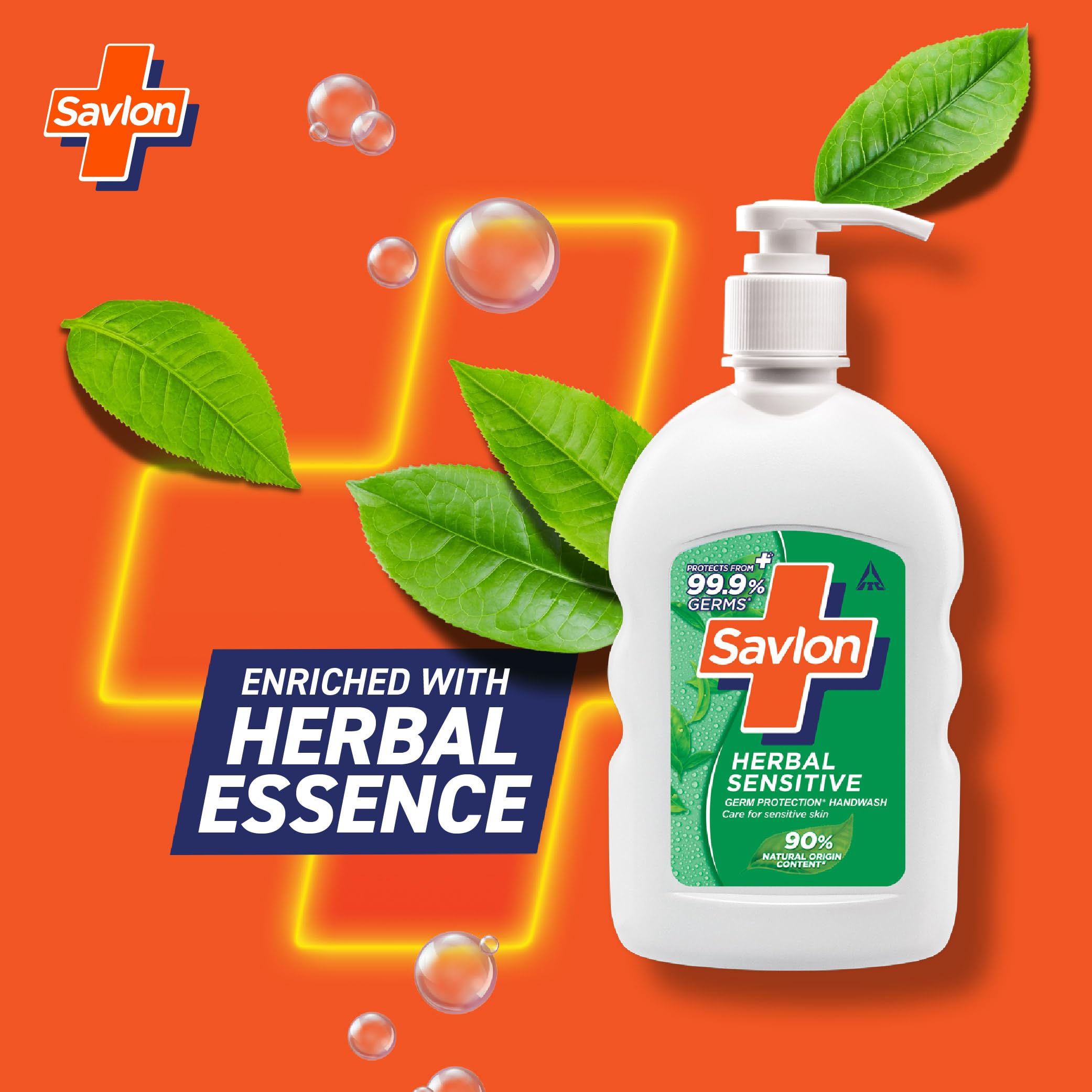 Savlon Herbal Sensitive pH balanced Liquid Handwash, 200ml - Image 6 thumbnail