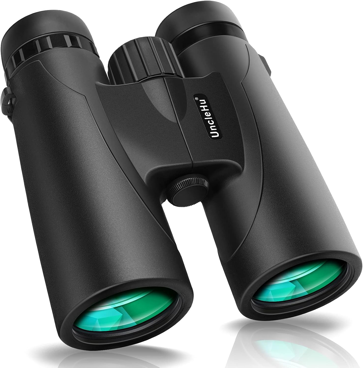 Binoculares para adultos prismáticos compactos de 12 x 42 pulgadas con lente de prisma BAK4 FMC impermeable prismáticos HD de alta potencia para