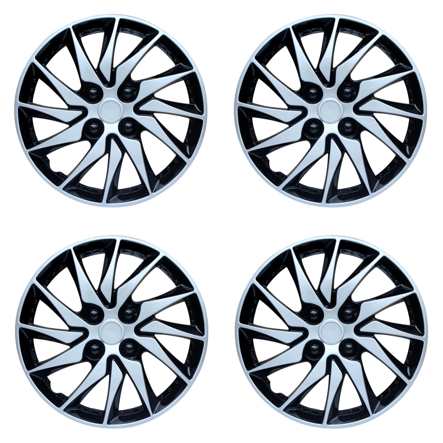 14 inch Hubcaps ABS Replacement for Steel Wheel（Non-Alloy） Snap-on Set of 4