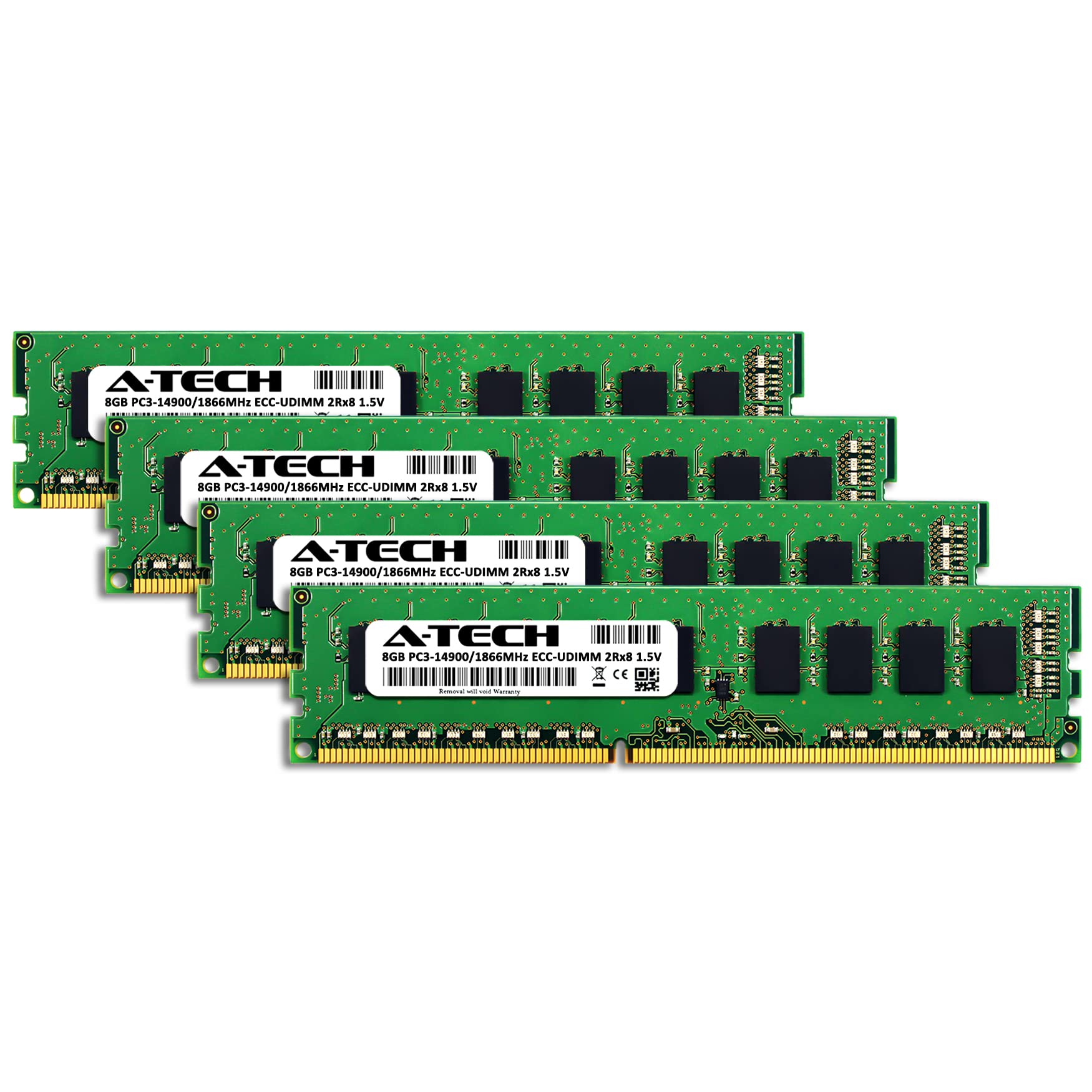 Amazon.co.jp: A-Tech Server 32GB キット (4 x 8GB) 2Rx8 PC3-14900E