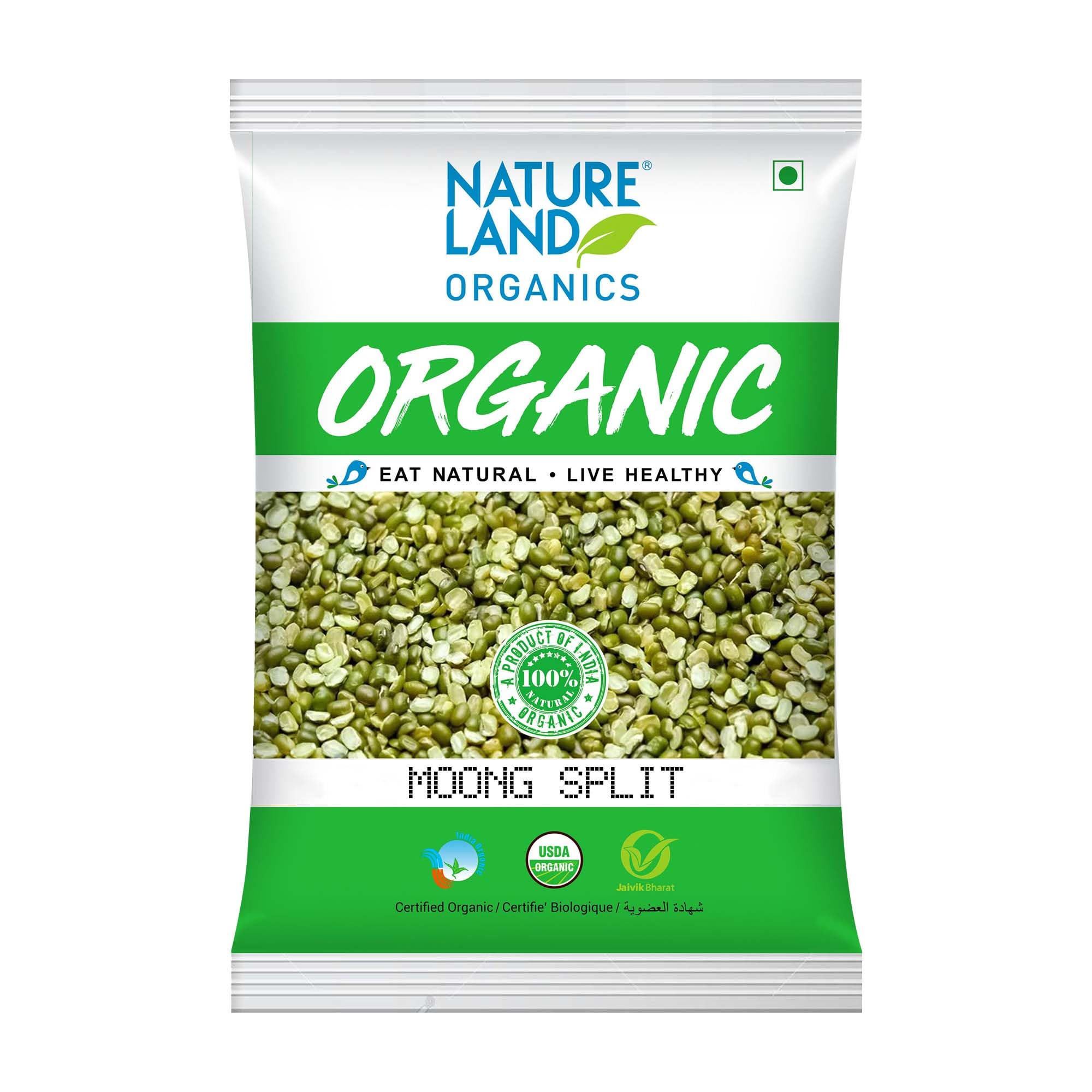 Natureland Organics Moong Chilka / Split 500 Gm - Organic Healthy Pulses (B07W9CN3S3) Amazon Price History, Amazon Price Tracker
