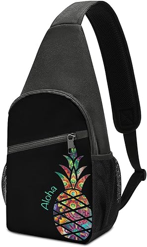 Aloha - Mochila pequeña con estampado de piña para hombres y mujeres