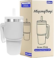 Vista 1 de 20-OZ Insulated Water Bottle,Insulated Stainless Steel Tumbler,Reusable Cold Drink Thermos,BPA-Free, Double-Wall Stainless Steel Water Bottle