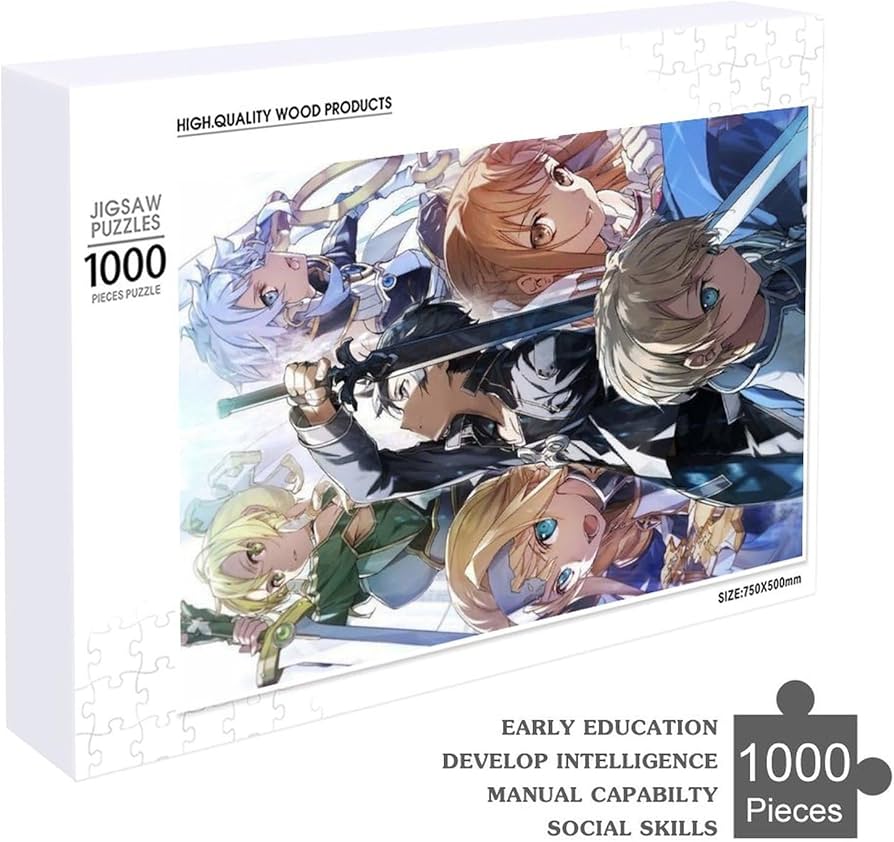 Amazon | ソードアート・オンライン ジグソーパズル 500ピース 1000