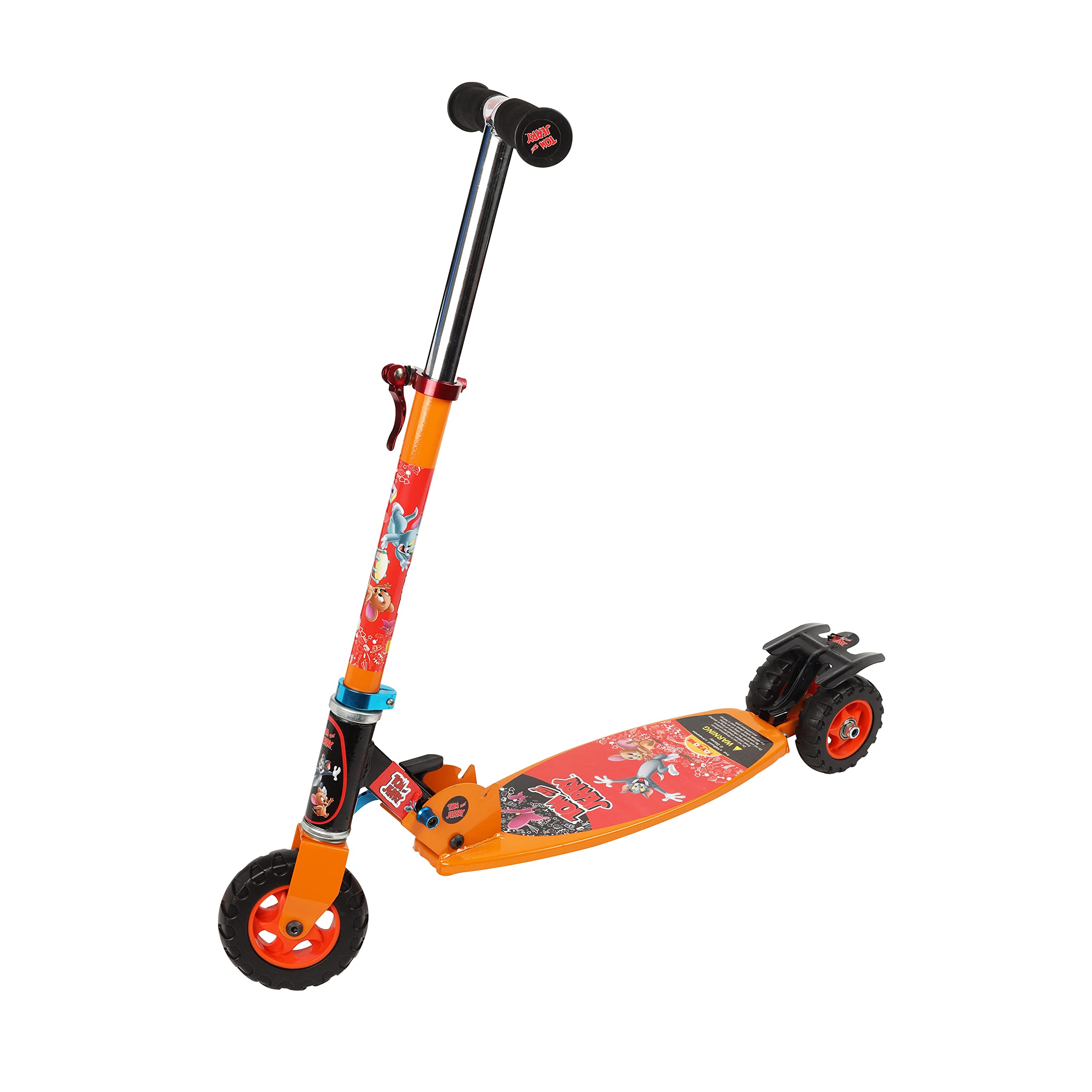 Toyzone Scooter Oval -Kids Skate Ride on | Smart Kick Scooter | Adjustable Height and Rear Brake | Foldable Scooter | for Kids Age 6+ Years (Tom & Jerry Scooter Oval) (B084K4TC6Y) Amazon Price History, Amazon Price Tracker