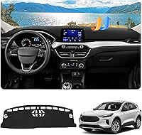 Vista 86 de FIILINES Cubierta de Tablero para Hyundai Sonata 2011-2014, Cubierta de Tablero Accesorios Sonata Cubierta de Tablero de Gamuza Alfombrilla Parasol