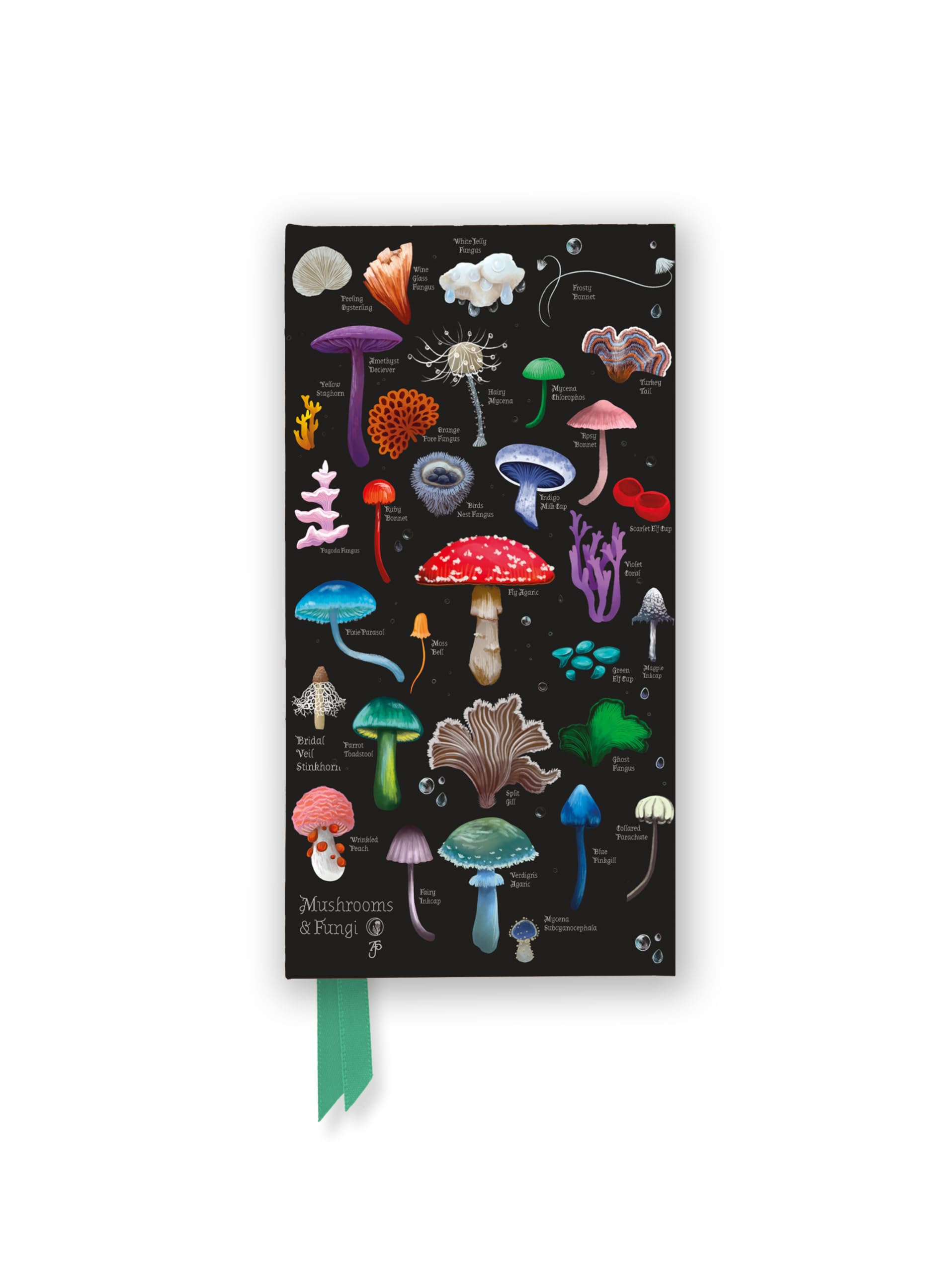 Anna Stead: Mushrooms & Fungi (Foiled Slimline Journal) (Flame Tree Slimline Journals)
