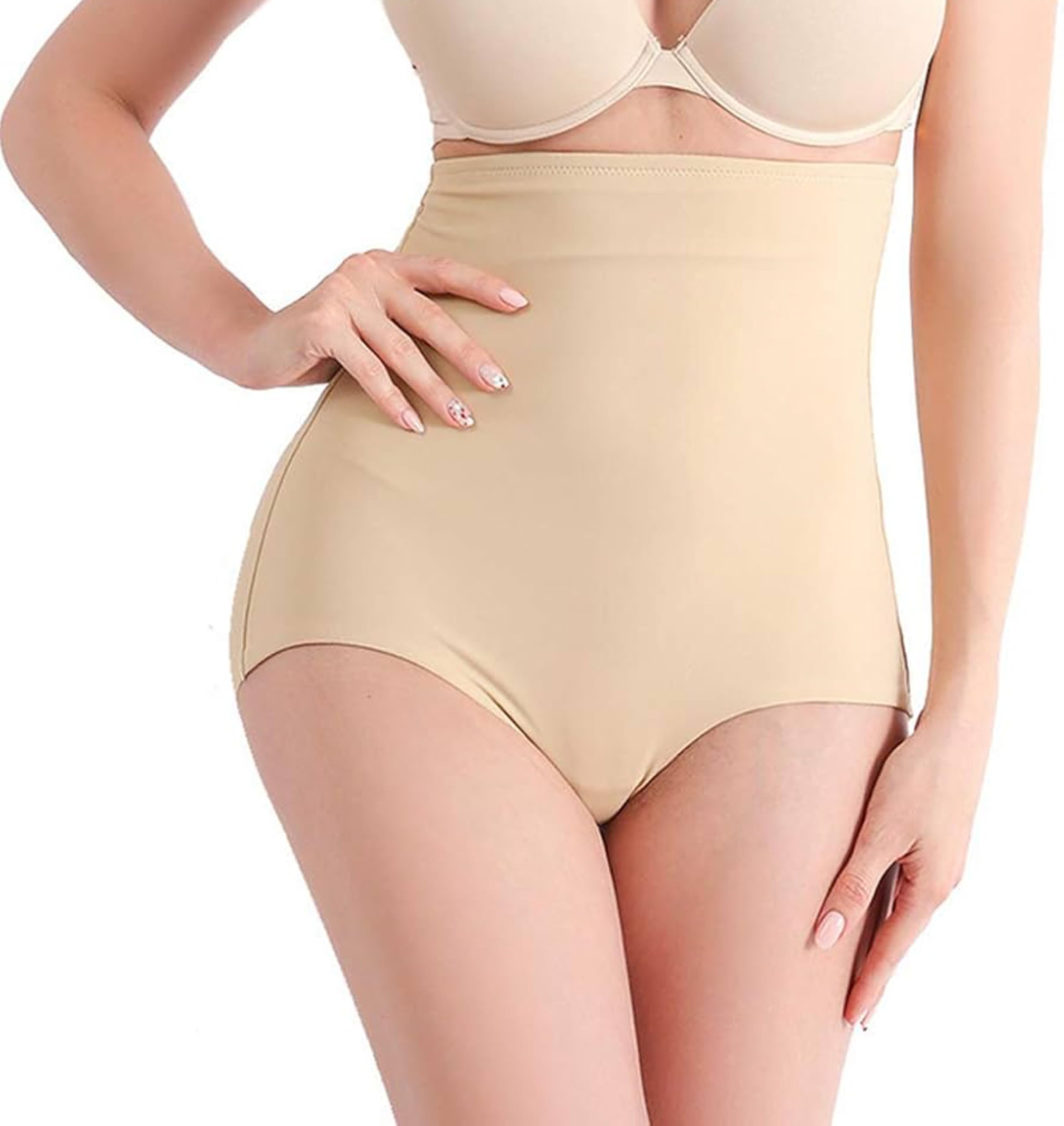 btag High Waist Tummy Control Shapewear Shorts | Tummy Tucker| Seamless Body Shaper | Shorts Under Dress | Comfortable | Breathable-picture-41