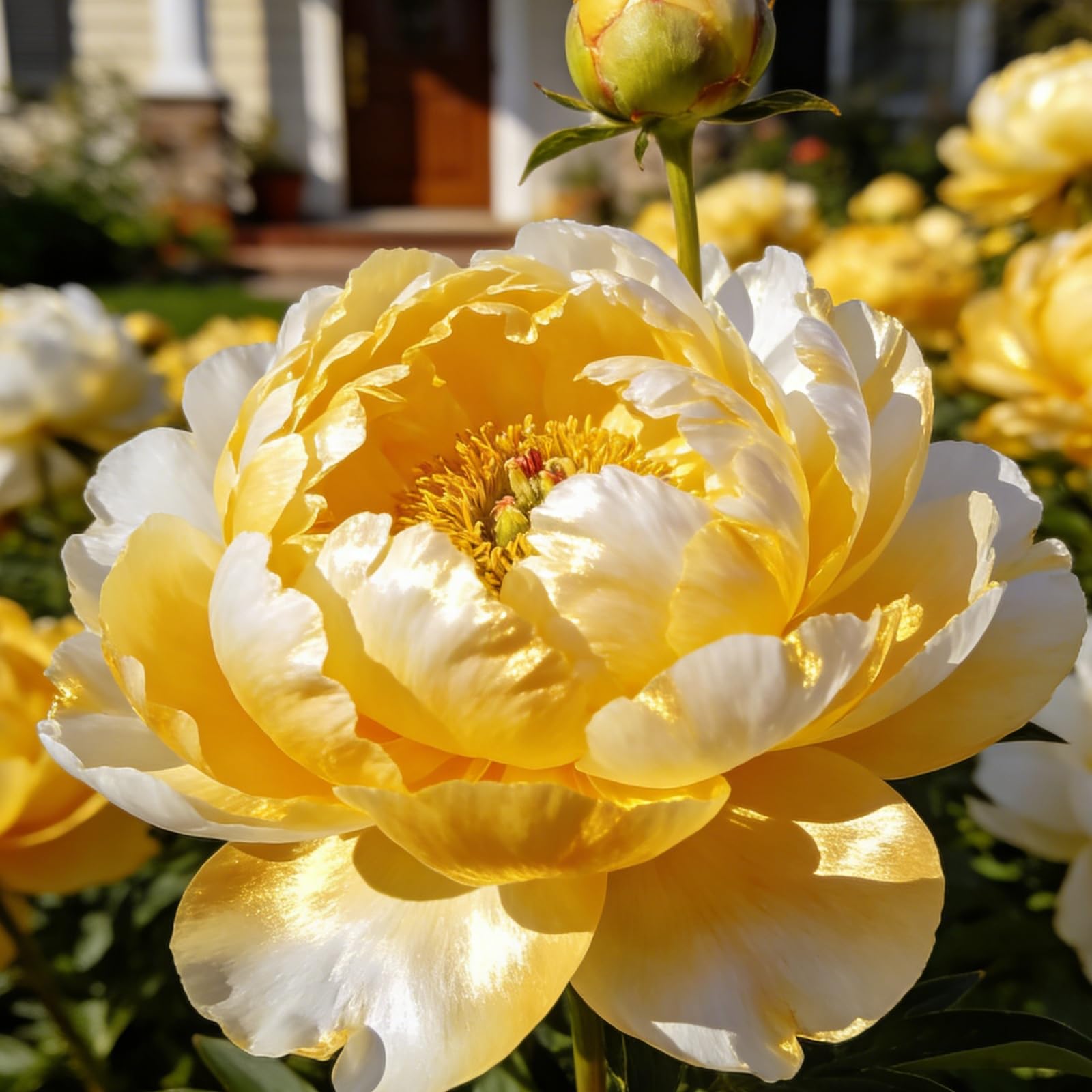 Peony Bulbs for Planting | Hardy Perennial Garden Flowers | Ideal for Containers & Pots | Beautiful Wedding Cut Flowers | Butterfly Attractant | UK Garden Ready-c-2Bulbs