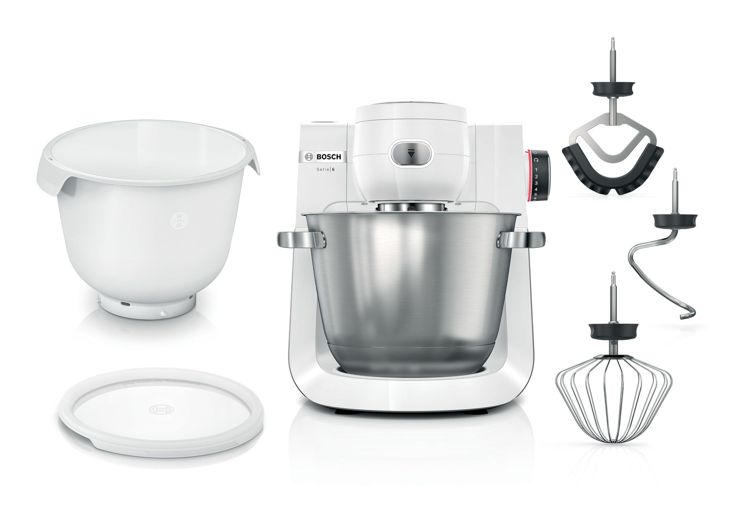 Bosch MUMS6EW18 Série 6 - Robot pâtissier, Bol inox de grande capacité
