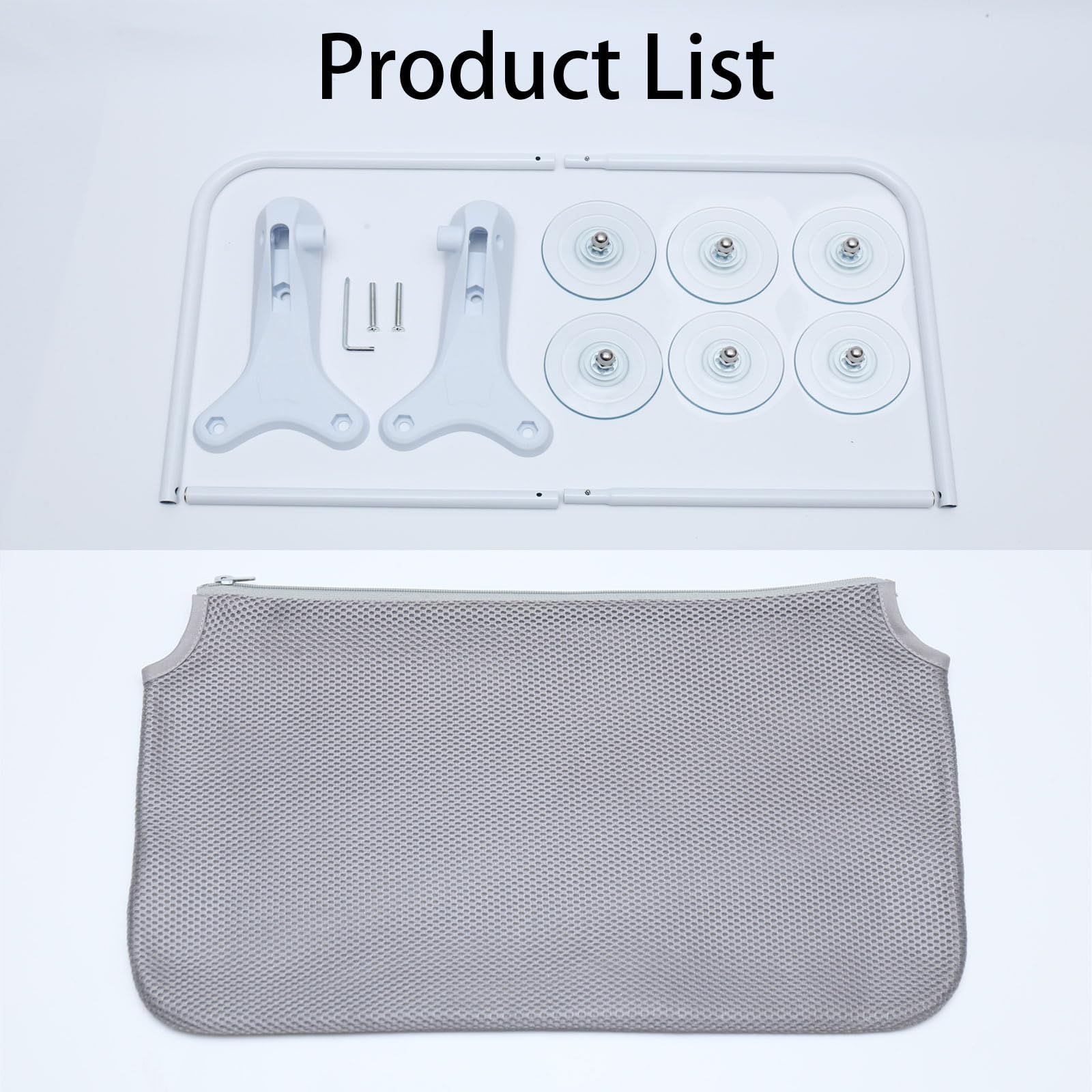 Percha para ventana de gato, hamaca para ventana de gato, cama de ventana para gatos, percha de ventana para gatos dentro del asiento de ventana para gatos con 6 ventosas fuertes para gatos grandes