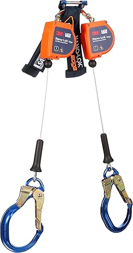 Miniatura 8 de 3M DBI-SALA Nano-Lok Edge Conector de doble pierna personal autorretráctil 3500285, Cable, Gancho de aluminio, 2.44 m, Clase 2, ANSI