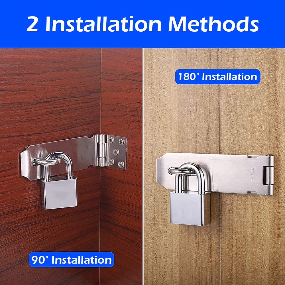 Serratura Combinazione Password Hasp Locks 3 Cifre Con Vite, Lucchetto