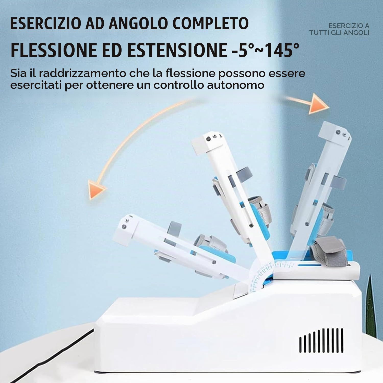 Dispositivo Elettrico per La Riabilitazione Dell'articolazione Del Gomito, Telecomando, Attrezzo per Esercizi Del Gomito E Del Braccio, -5°~145°