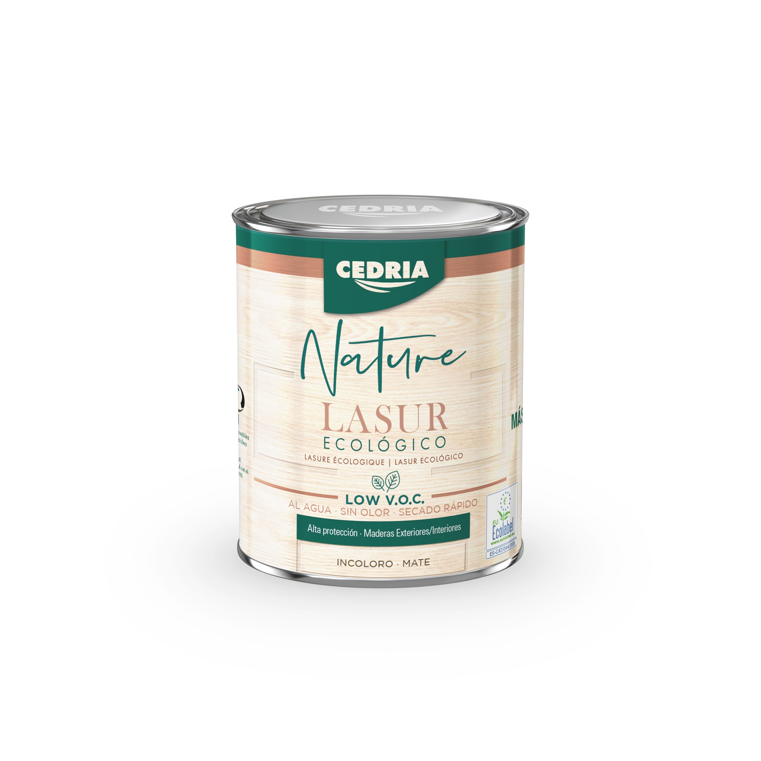 Lasur ecológico Cedria Nature 4 L. (Incoloro Mate)