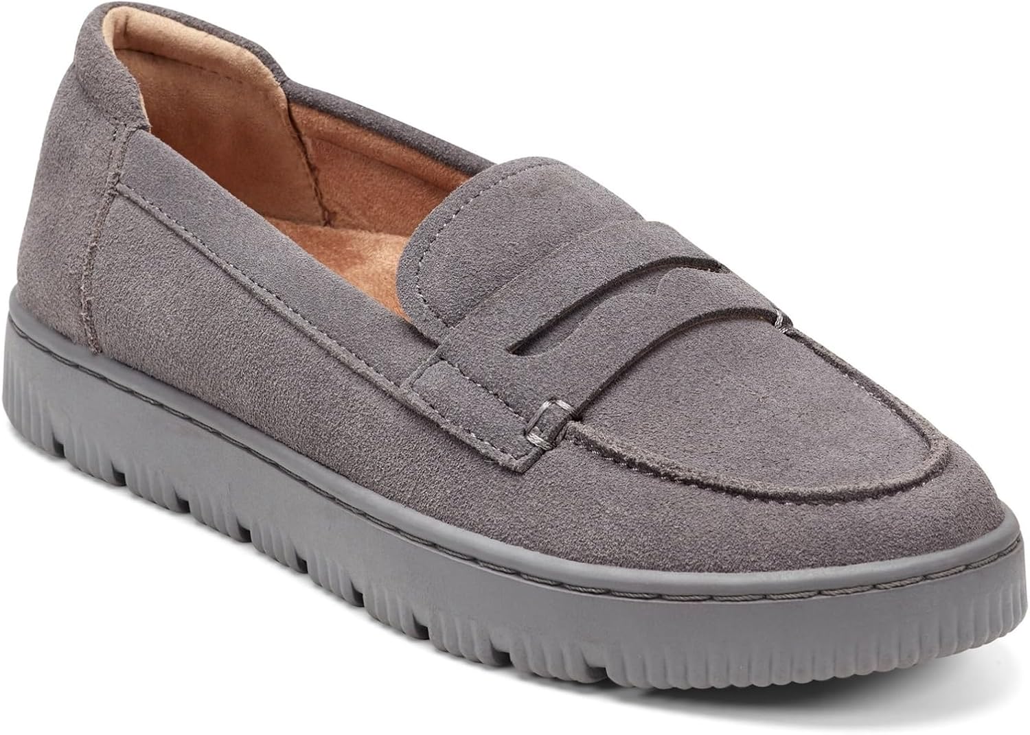 Easy Spirit レディース Karin スリッポン ローファー, グレースエード, 23.5 cm W