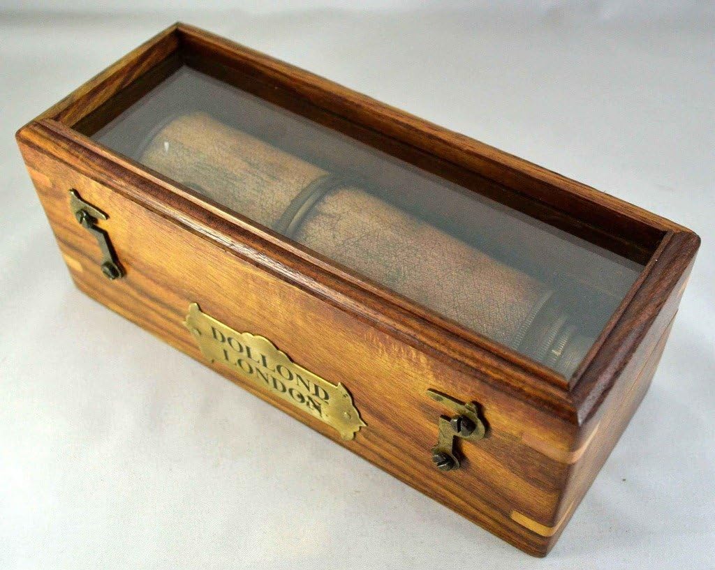 Brass Nautical Telescope Brass Hand Held Pocket Spyglass in Gift Box