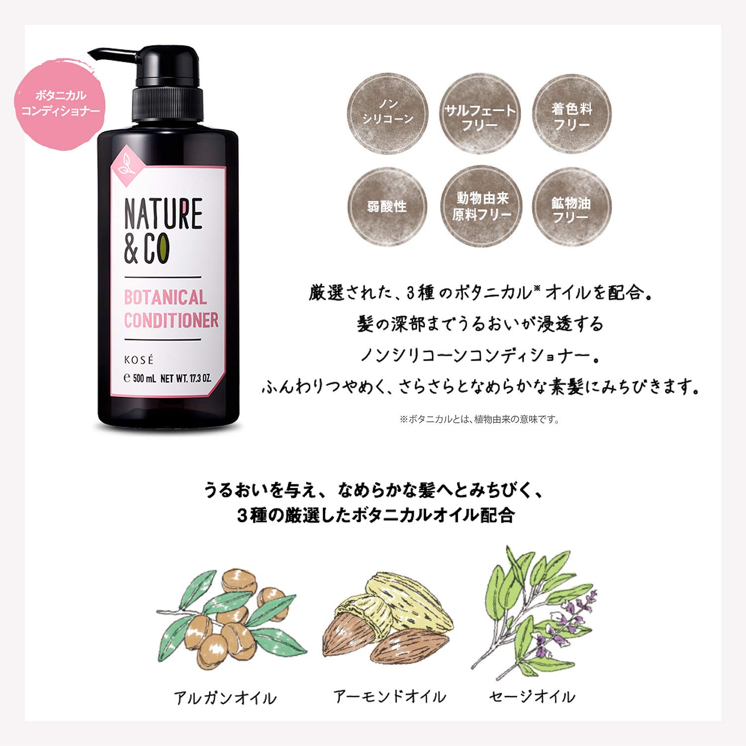 Amazon | ネイチャー アンド コー ボタニカル コンディショナー