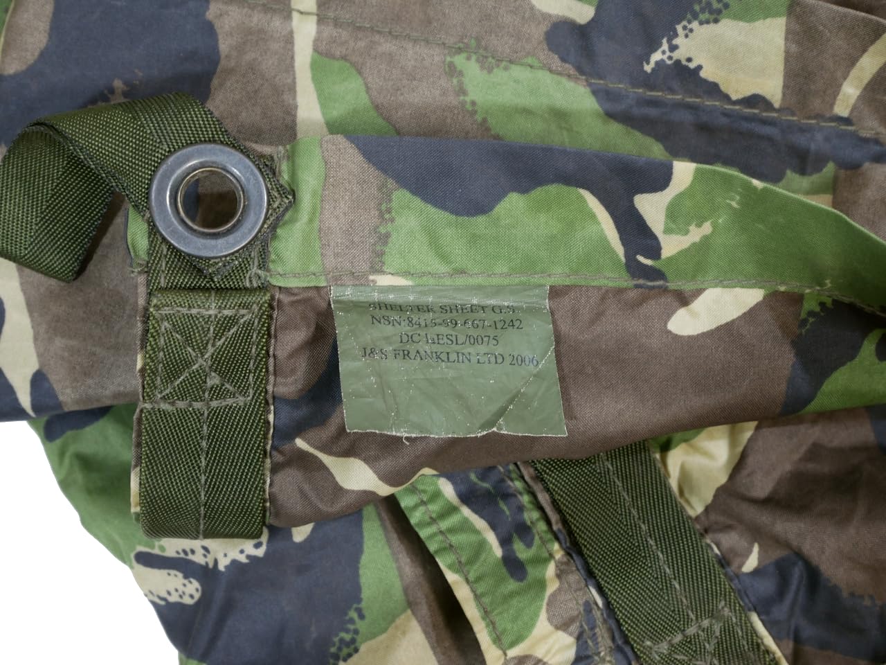 Amazon | イギリス軍 バシャ タープ DPMカモ 255cm×220cm 実物 放出品