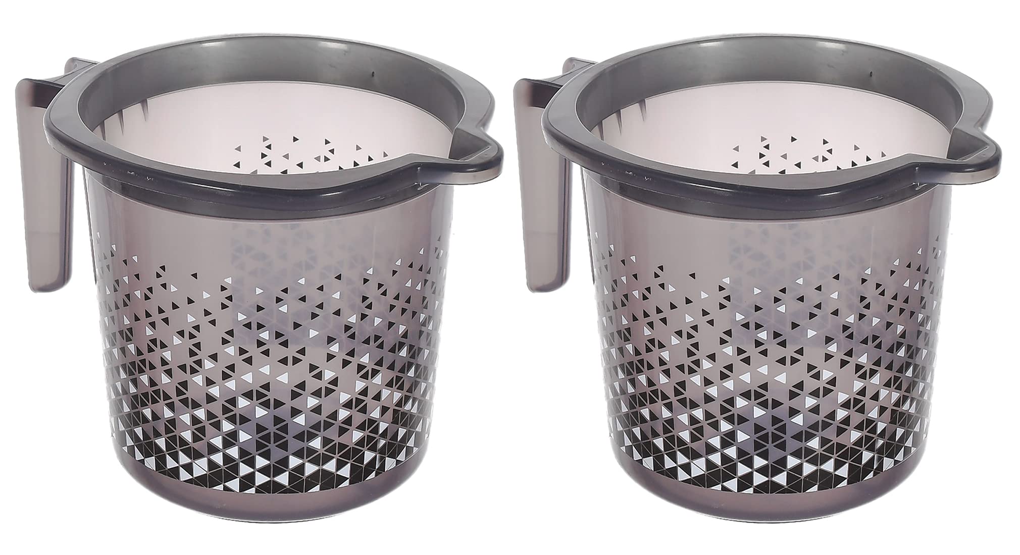 Heart Home Tinted Print Plastic Bathroom Mug 1.5 Litre- Pack of 2 (Black)-46HH0235 (B09MM2VLPY) Amazon Price History, Amazon Price Tracker