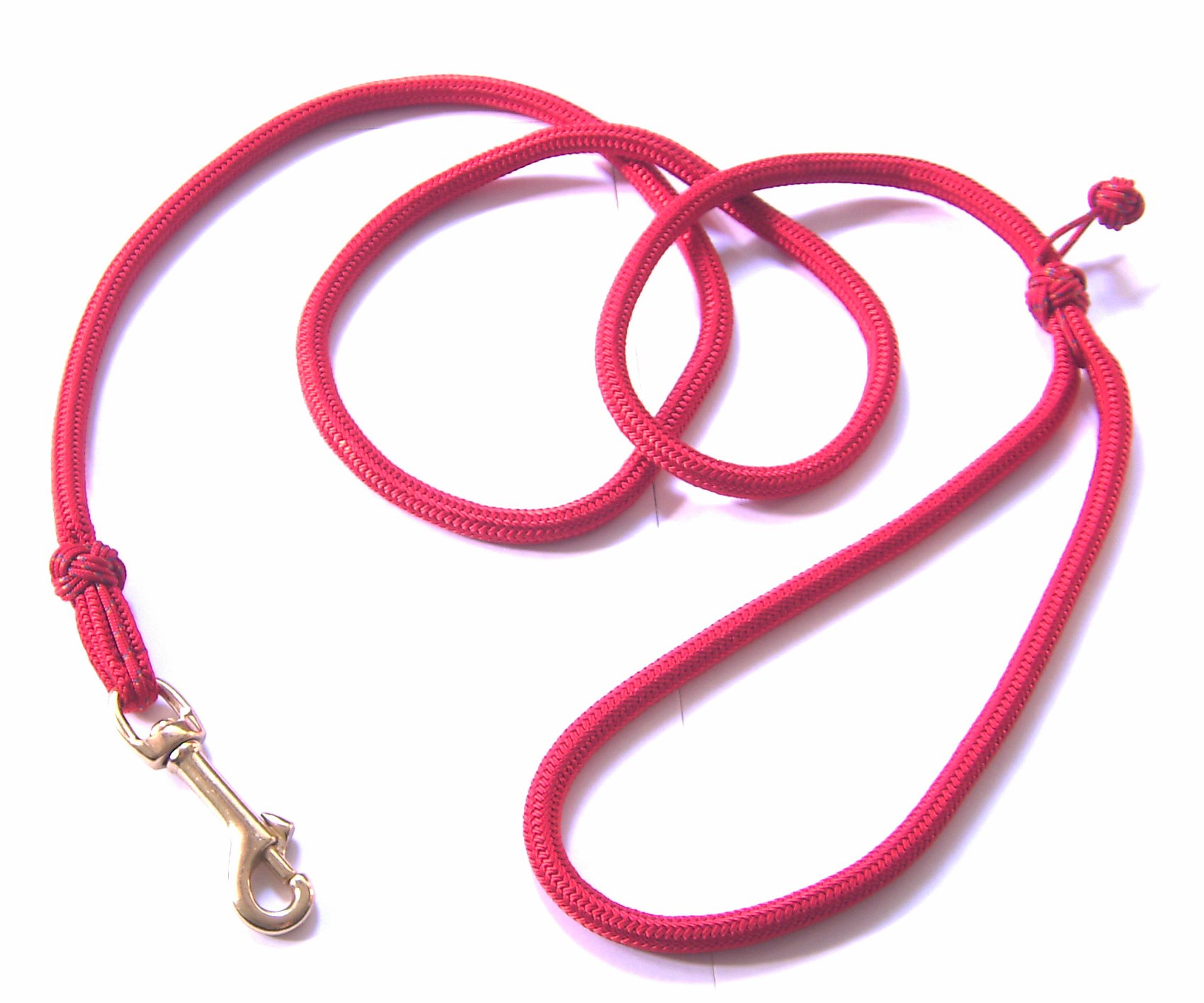 Dogs And More MeRuBu Hundeleine Aus Bergseil – Verstellbar, 2,1 M, 8 Mm, Mit Messingkarabiner
