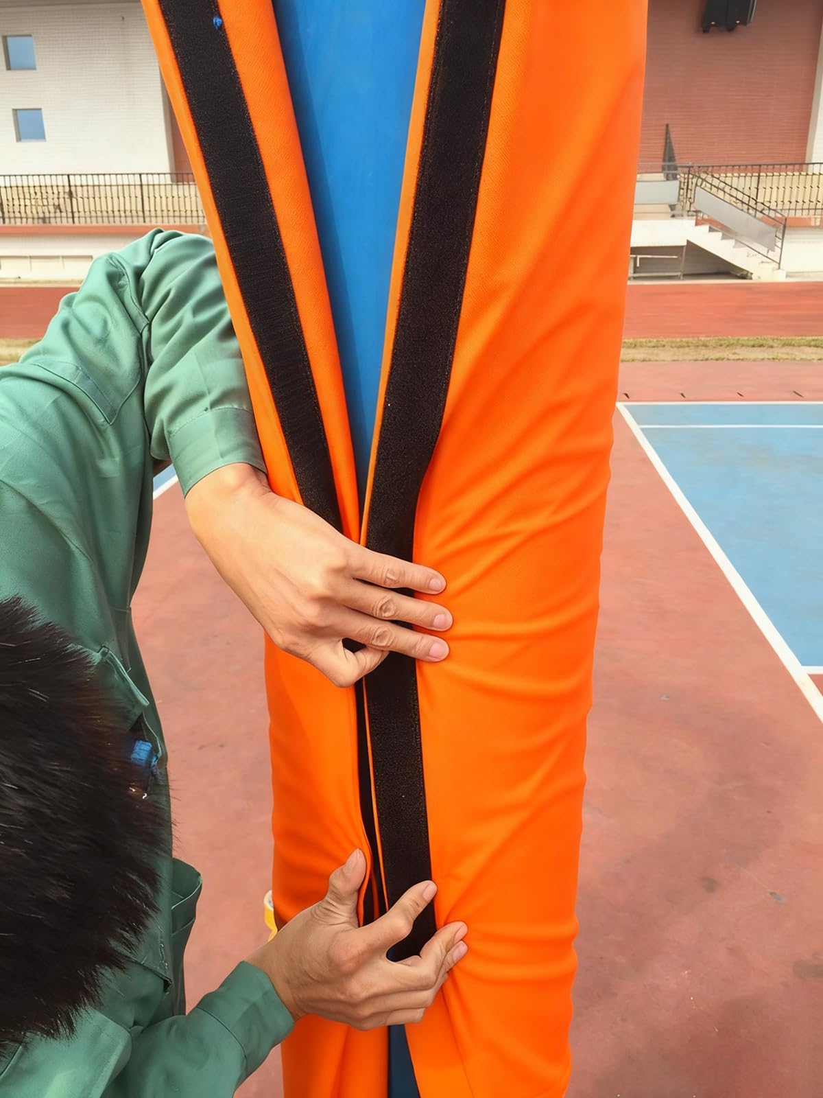 Rembourrage pour poteau de basket avec mousse antichoc haute densité