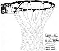 iHandiy Heavy Duty 18" Steel Basketball Rim with Dual-Spring, 7.16oz Net - Pro-Grade Wall Mount Replacement Hoop