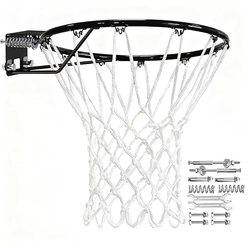 Heavy Duty Replacement Basketball Rim - 18" Solid Steel with