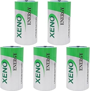 (5 Pack) XL-205F Lithium 6V 19000mAh D Size Button top Battery