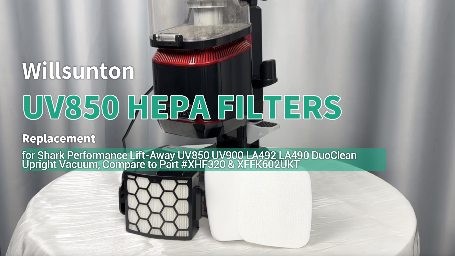 8 Filtri In Schiuma Di Ricambio Per Aspirapolvere Shark UV850, UV900, DuoClean ADV – Nispira