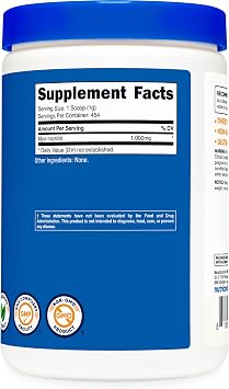 Nutricost Inositol Powder 1LB 454g - Gluten Free, Non-GMO