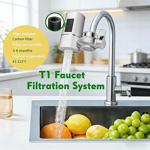 Vista 8 de Filtro de llave Vortopt, certificado NSF, sistema de purificación de agua de alta eficiencia de 400 galones, eliminación rápida del 99% del cloro