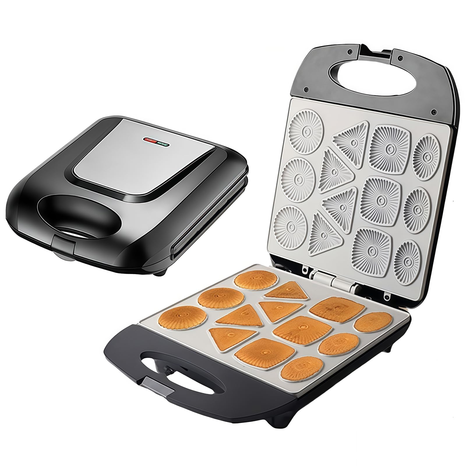 Mini Pie Maker - Piastra elettrica per quiche e pentole multifunzionali per la colazione, pentola antiaderente - Apparecchio di cottura compatto
