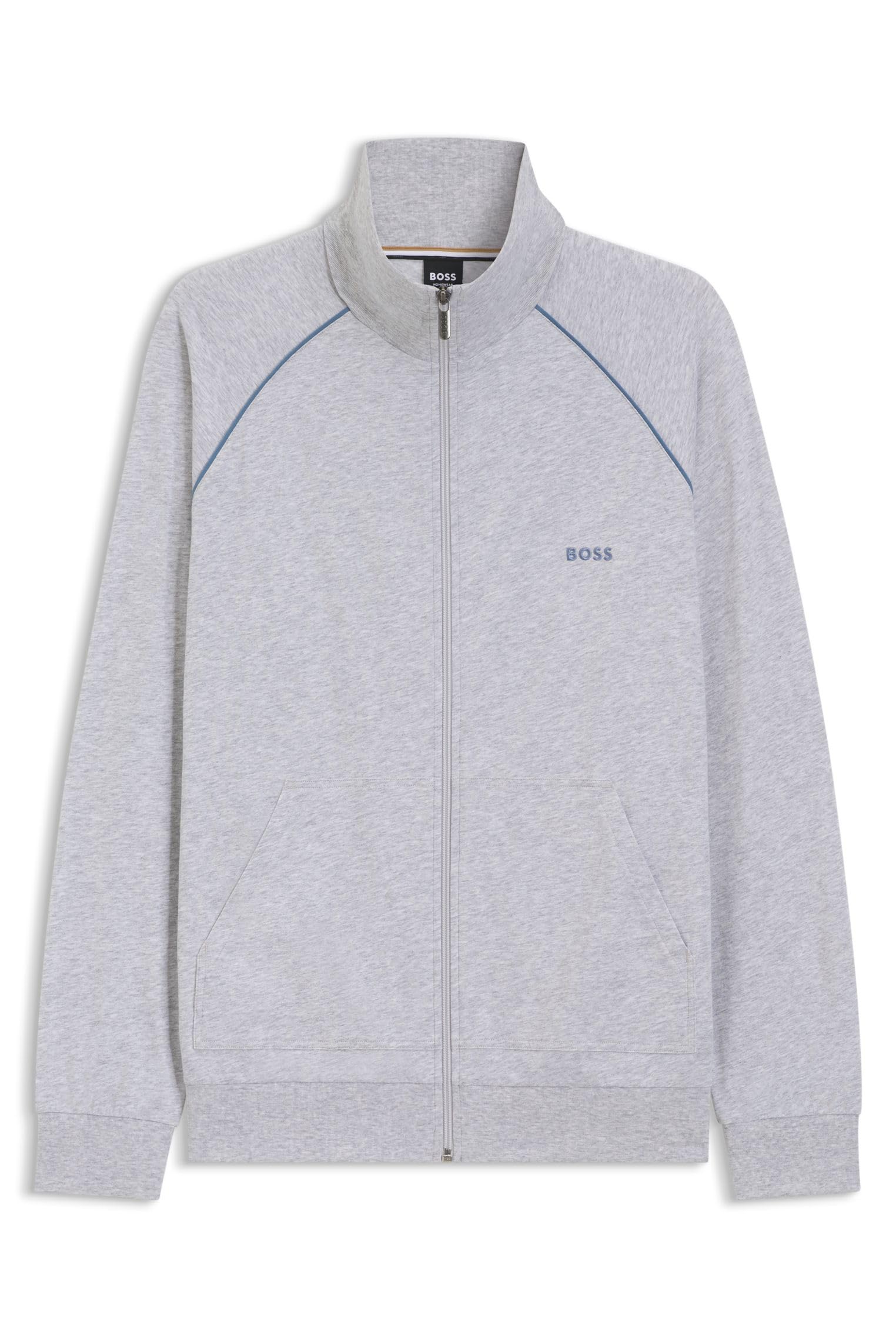 Boss Men's 053Light/Pastel Grey Loungewear Jacket, 3XL