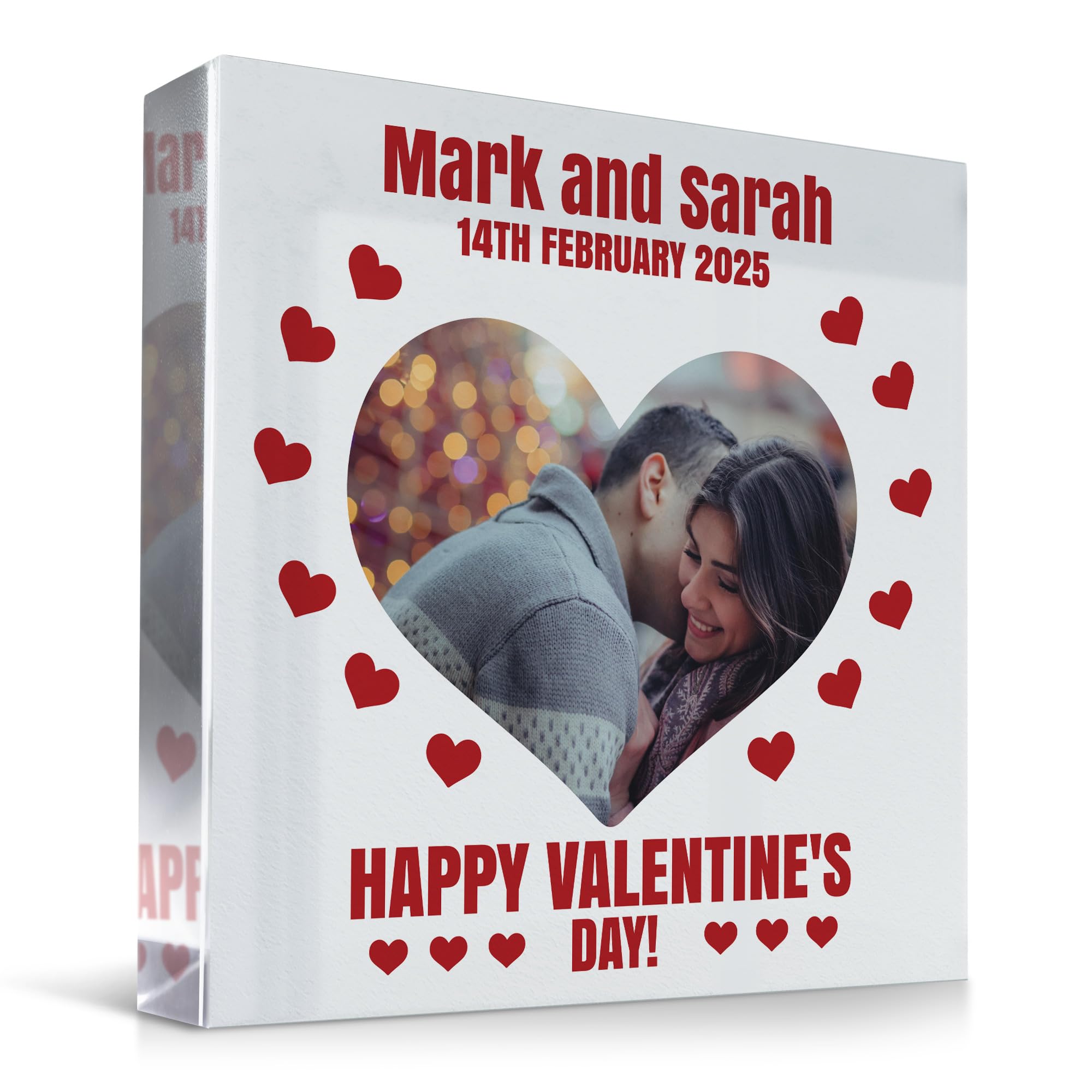 Red Ocean Gift For Couple Personalised Standing Plaque Boyfriend Gift Girlfriend Valentines For Him Her Couple Gifts Romantic Valentines Idea Keepsake