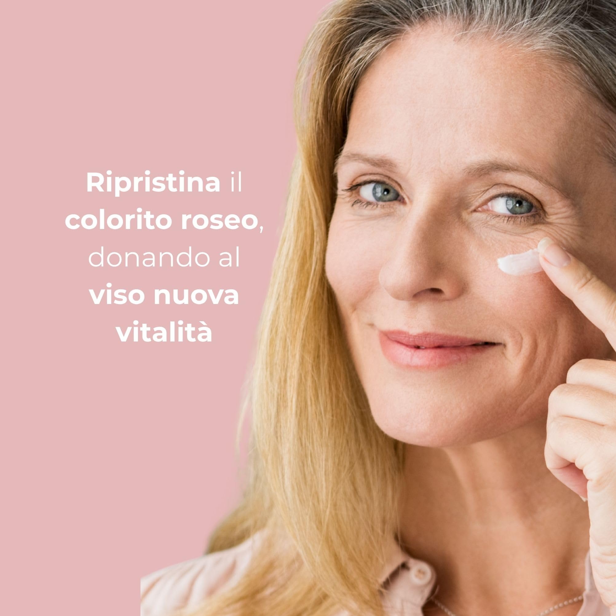 Bottega Verde - Fiore di Porcellana, Crema Viso Antirughe e Antietà, 50 ml, Trattamento Perfezionatore Correttivo Globale, Azione Rimpolpante, Pelli Normali o Secche
