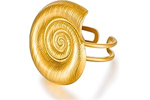 Golden Sea Shell Ring: Embrace Seaside Glamour