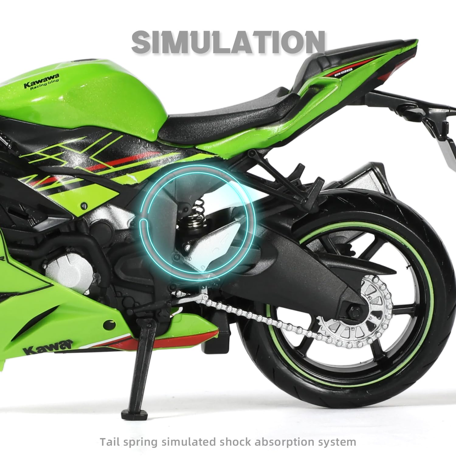 Amazon.com: SHINESIGNAL 1:12 Motorcycle Model Toy for Kawasaki