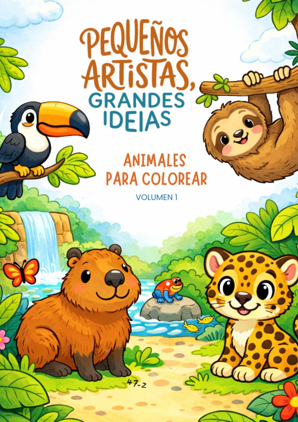 Pequeños Artistas, Grandes Ideas: Libro de Colorear Animales (4-8 años): Historias Divertidas con el Oso Tobías, Laberintos y Desafíos de Naturaleza. ... para Aprender a Reciclar y Cuidar el Planeta.