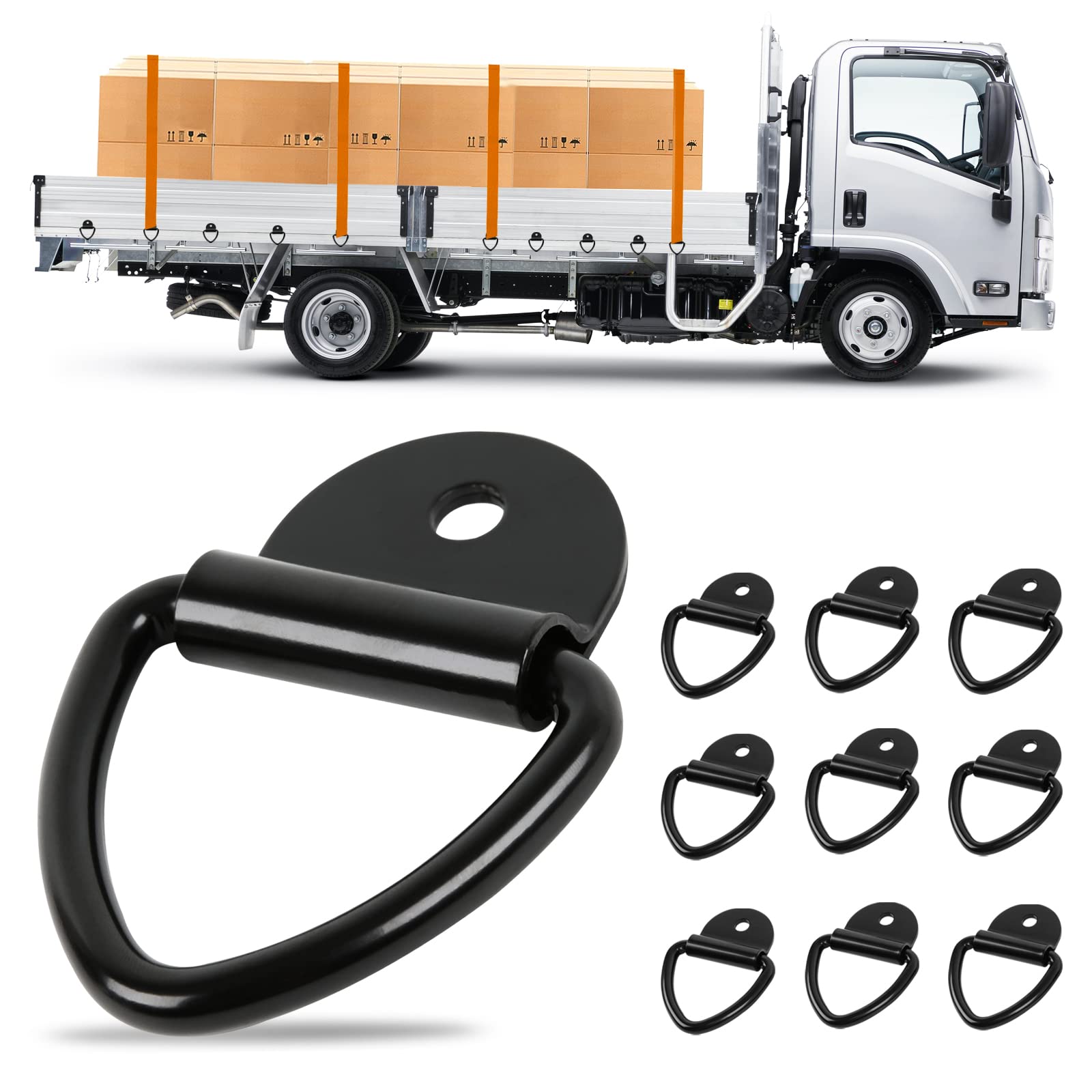 Anelli Di Ancoraggio In Acciaio DREAMIZER - 10 Pezzi, Diametro 2", Per Camion, Rimorchi E Barche - Foto 7