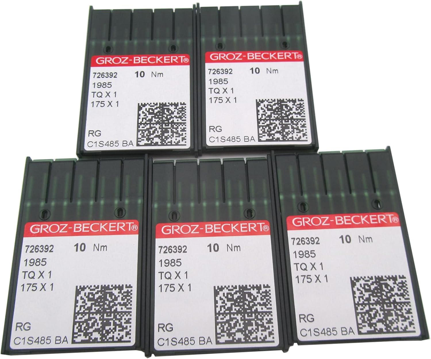GROZ-BECKERT Needle in CKPSMS Clear Plastic box-50PCS TQX1 Needle Compatible with/Replacement for JUKI Brand MB-372 373 377 Brother Brand BM-917A LK3-B430E CONSEW Brand 245 (Needle Size:16/100)