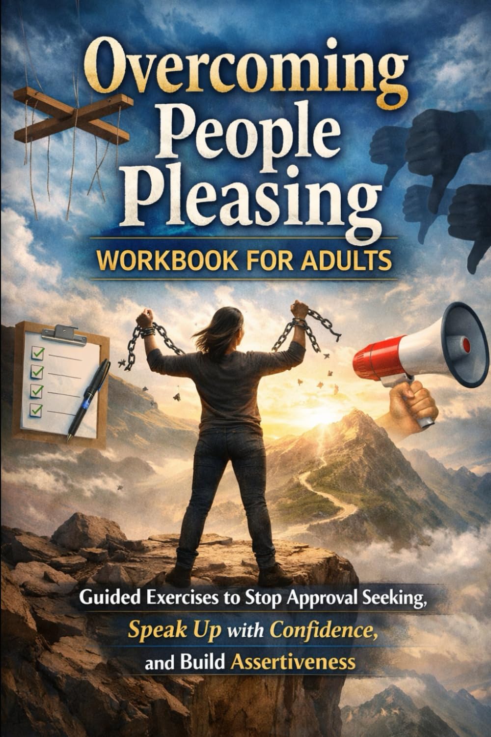 Overcoming People Pleasing Workbook for Adults: Guided Exercises to Stop Approval Seeking, Speak Up with Confidence, and Build Assertiveness