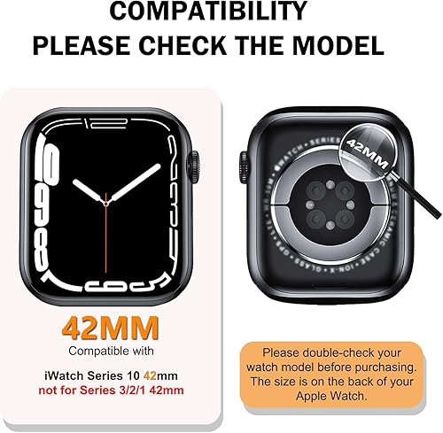 Miniatura 55 de BOTOMALL Funda protectora compatible con Apple Watch de 1.614 pulgadas Series 9, Series 8 Series 7, TPU suave, flexible, delgada, ligera, funda