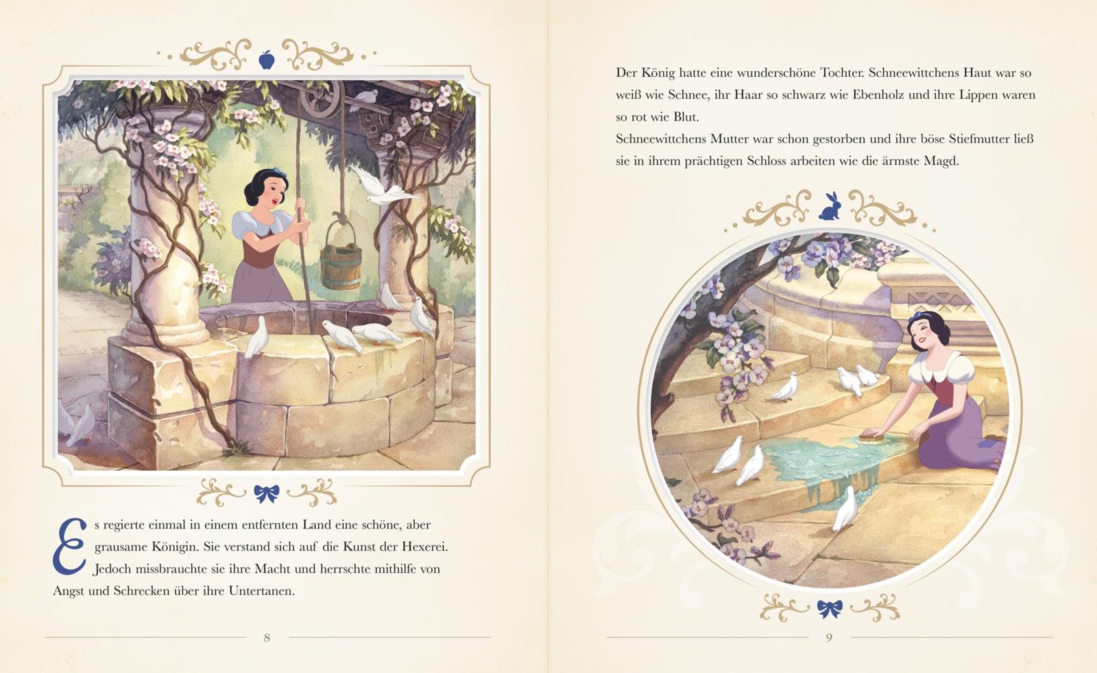 Das große Schneewittchen-Buch – mit beigelegtem Poster: Hochwertiges Buch mit Goldfolie auf dem Cover (Disney - Das große Buch mit den besten Geschichten)
