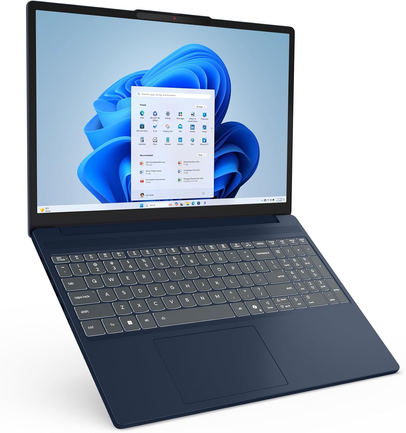 Lenovo IdeaPad Slim 3 Gen 10 – Ordenador Portátil 15.3″ WUXGA (Intel Core i5-13420H, 16 GB RAM, 512 GB SSD, Wi-Fi 6, USB-C, Windows 11 Home) Teclado QWERTY Español – Azul Cósmico 3