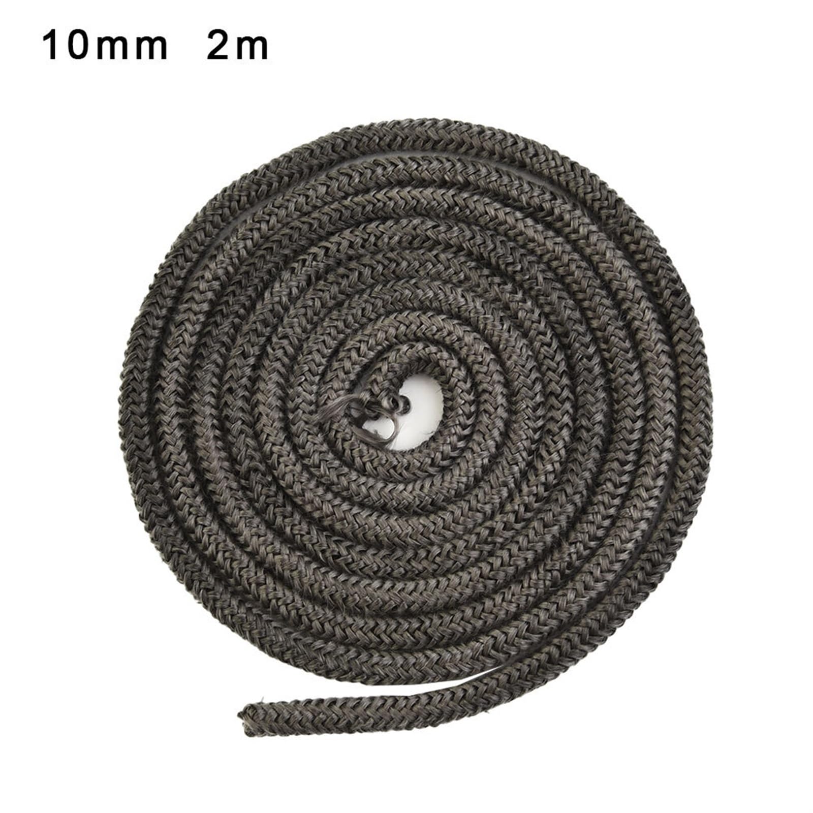 Corda per stufe/Wizard, Corda Sigillante for Porta Della Stufa Del Camino In Fibra Di Vetro Nera 10mm/12mm(10mm)