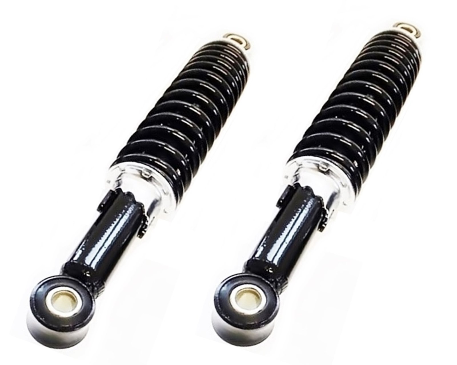 2 Stoßdämpfer/Federbein - 240mm - Schwarz - Einstellbar - Hydraulisch - für Simson