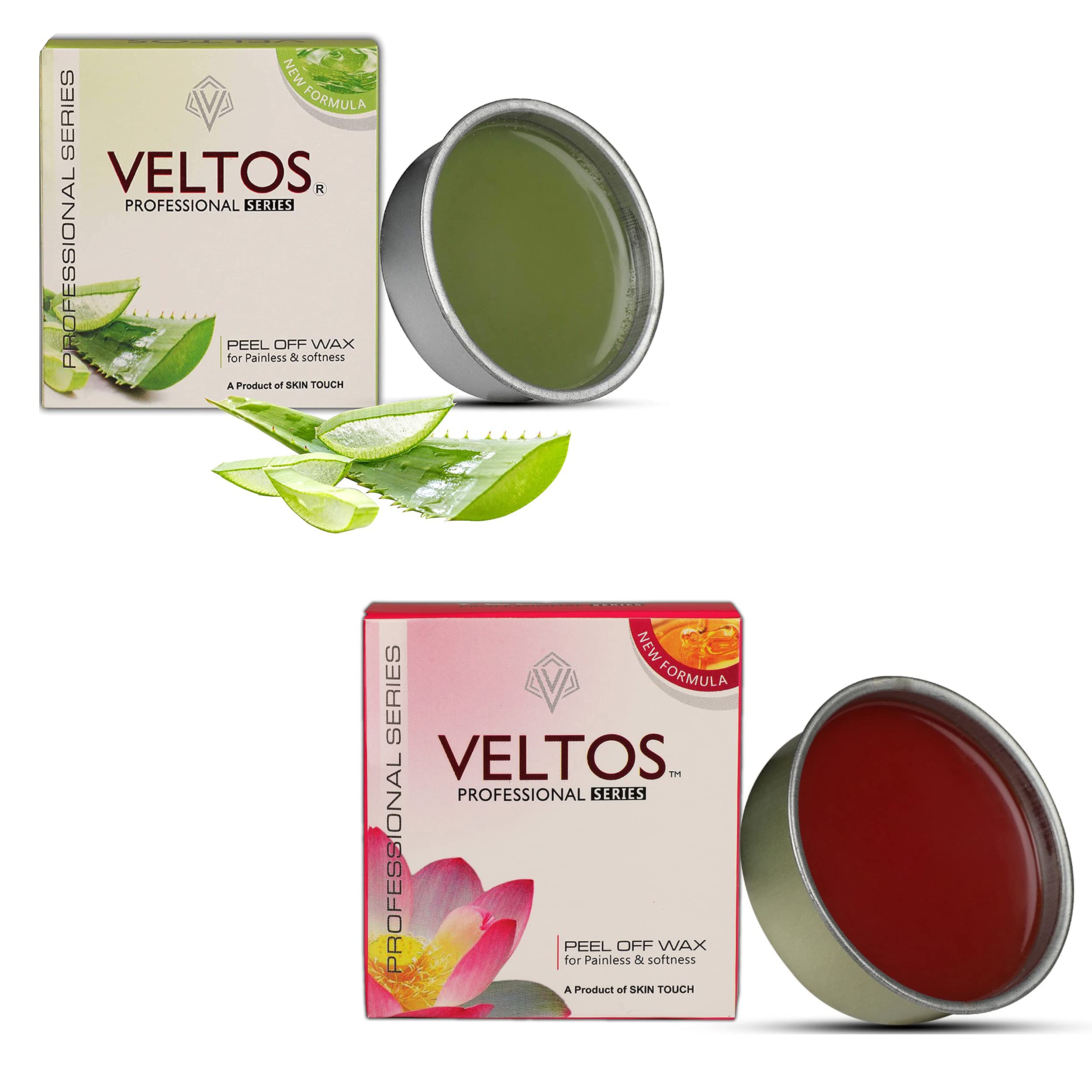 Veltos Professional Aloe Vera & Red Wine Facial Peel Off Katori Wax 80 Gm for Face, Chin, Upperlips, Eyebrows (Pack of 2) (B09HHJRJ23) Amazon Price History, Amazon Price Tracker